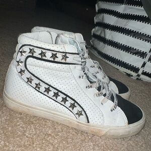 Vintage Havana high top sneakers